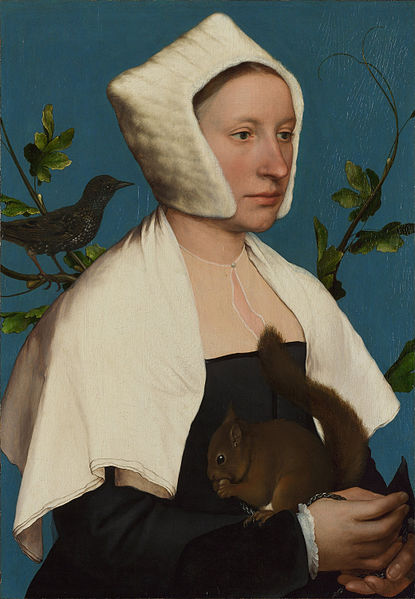 Hans_the_Younger_Holbein_-_A_Lady_with_a_Squirrel_and_a_Starling_
