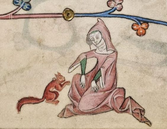 detail from Luttrell Psalter 4th Centuary, British Libraryr
